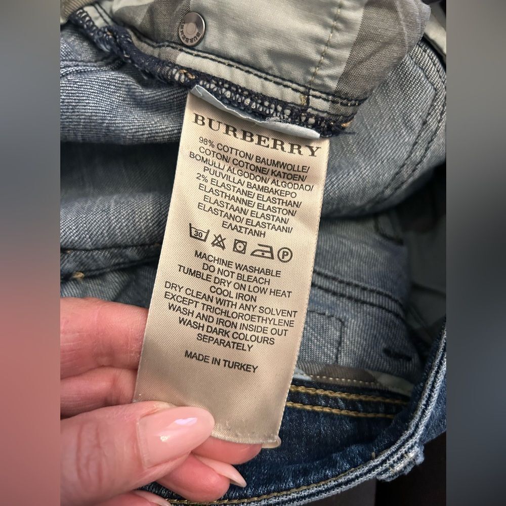 Burberry Brit Skinny Kensington Women's Jeans Size 26 EUC - Picture 3 of 11